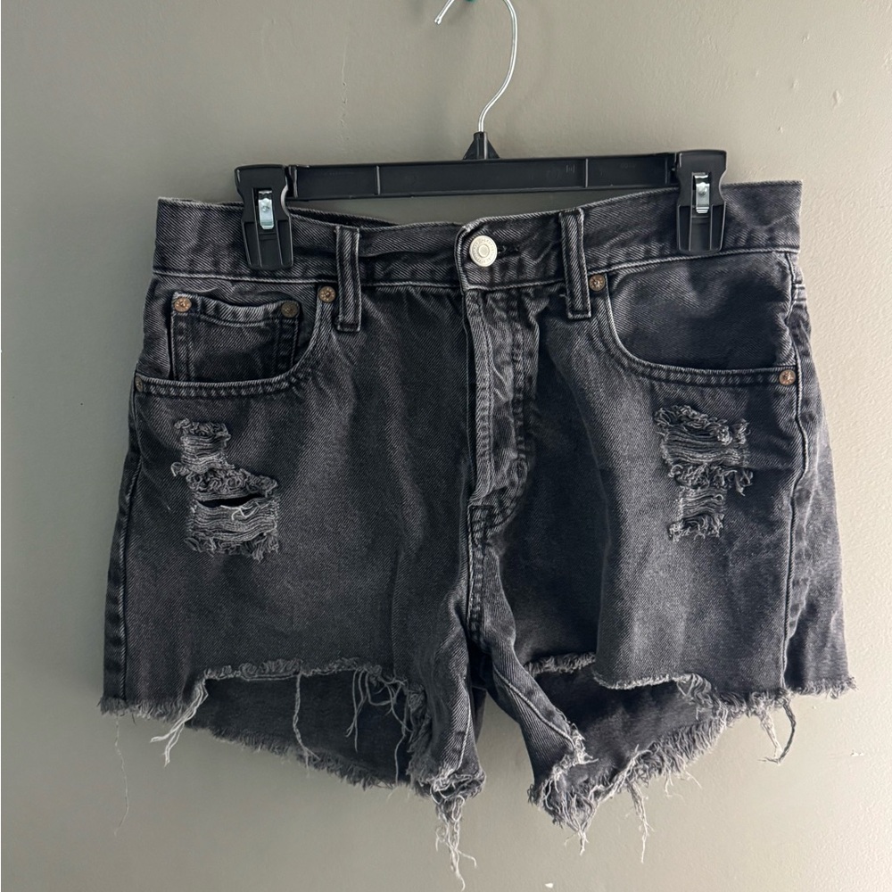 Aero 90s High Rise Cut Off Shorts